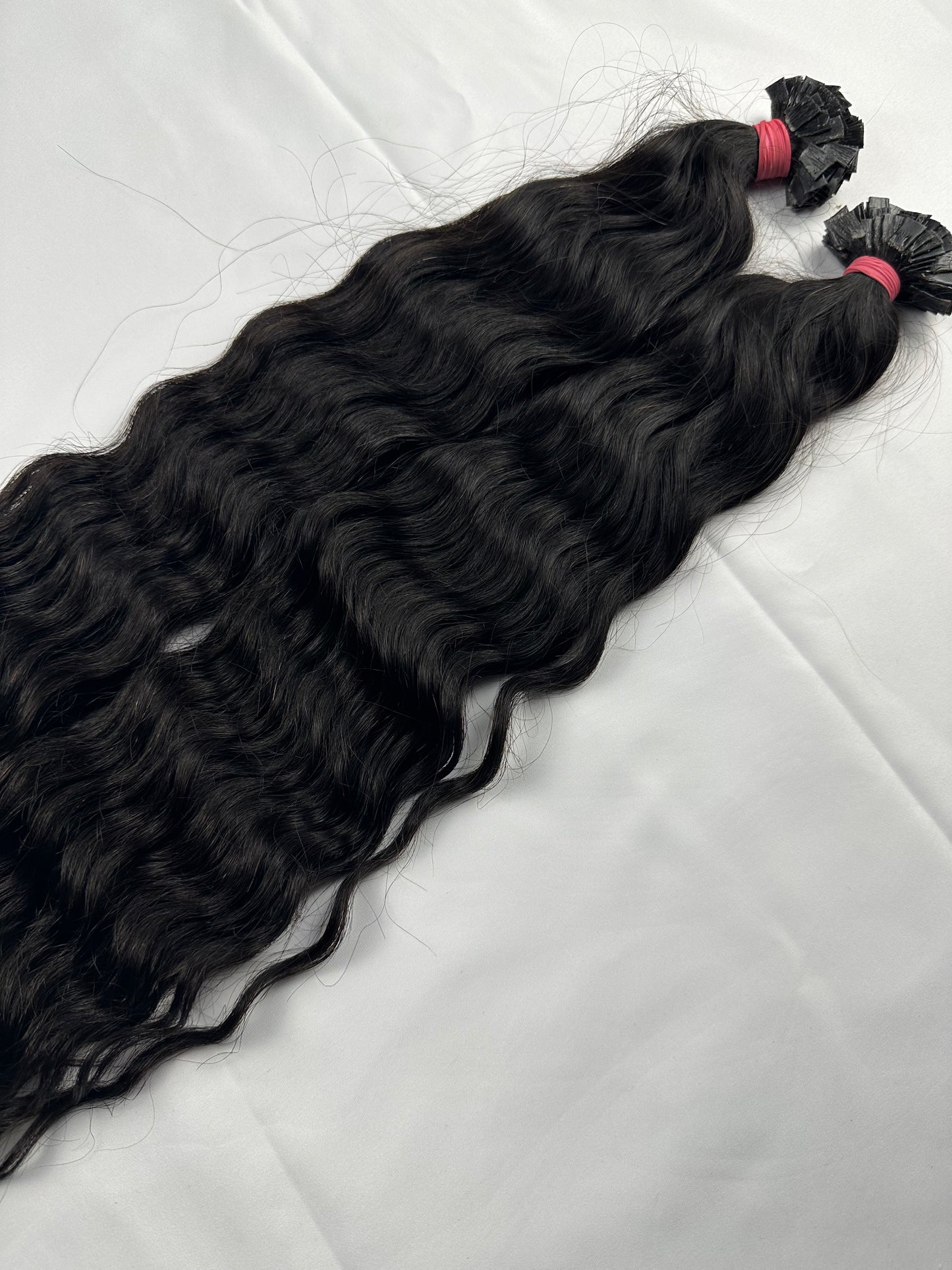 Loose Curly Flat Hair  | Virgin I Tip Hair | Gaurash Beauty Supply