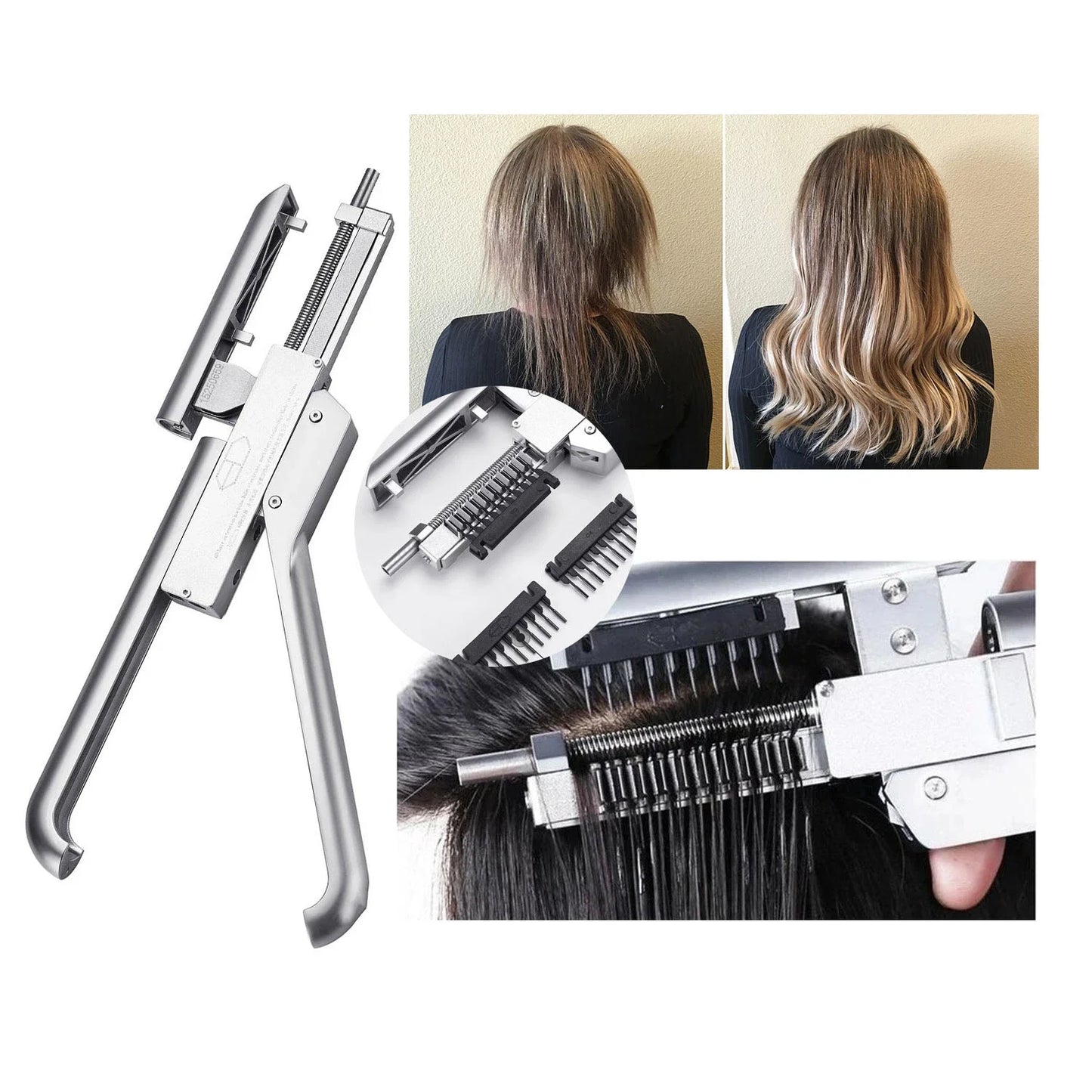 6D hair extension machine 6D-1 hair extension tools salon supply 30-60 min full head hair extension