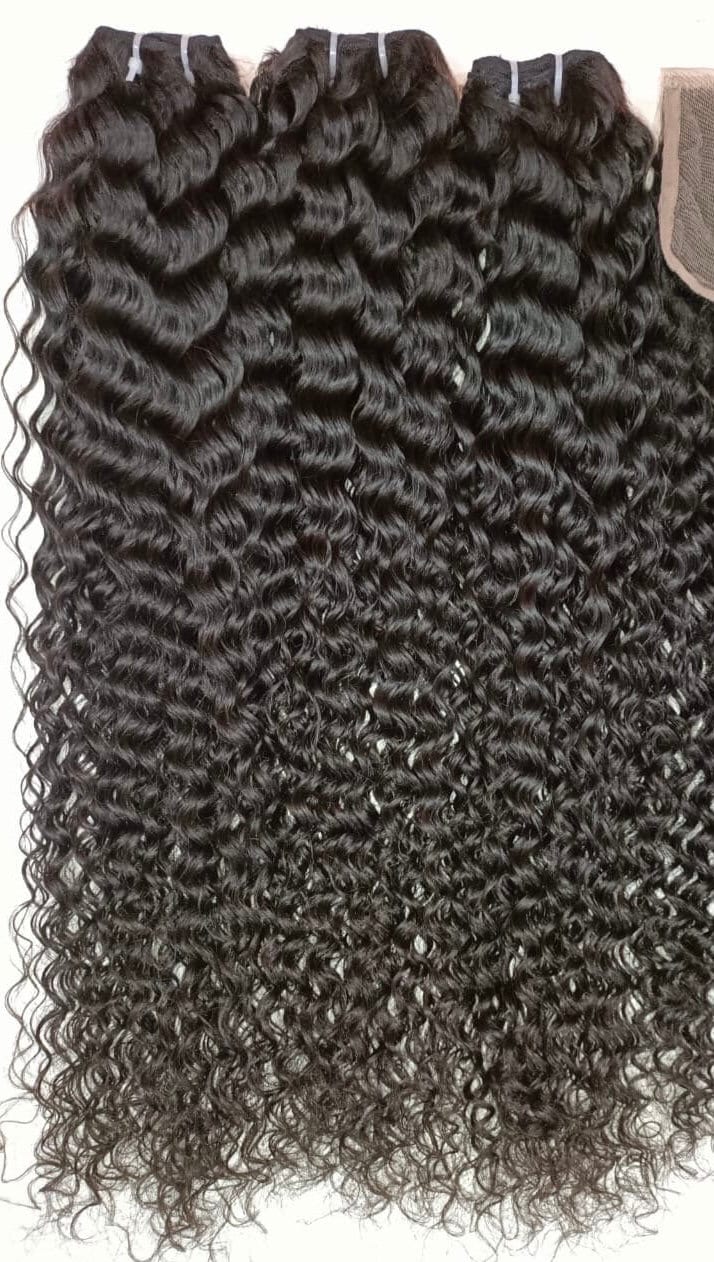 Deep Curly Indian Human Hair Bundles