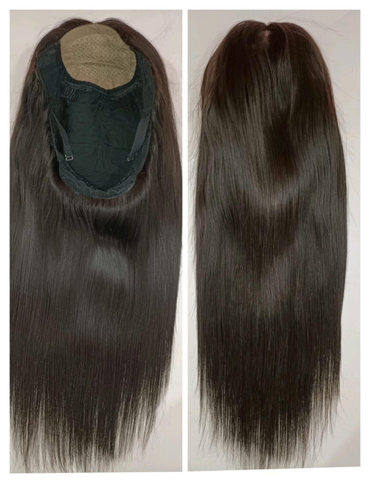 Indian Virgin Hair Wig: Straight 4x4 Closure