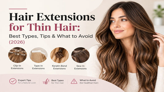 Hair Extensions for Thin Hair: Best Types, Tips & What to Avoid (2026)