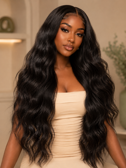 Indian Virgin Wavy Human Hair Bundles by Gaurash Beauty Supply, 3-piece sew-in and wig-ready natural wavy hair bundles