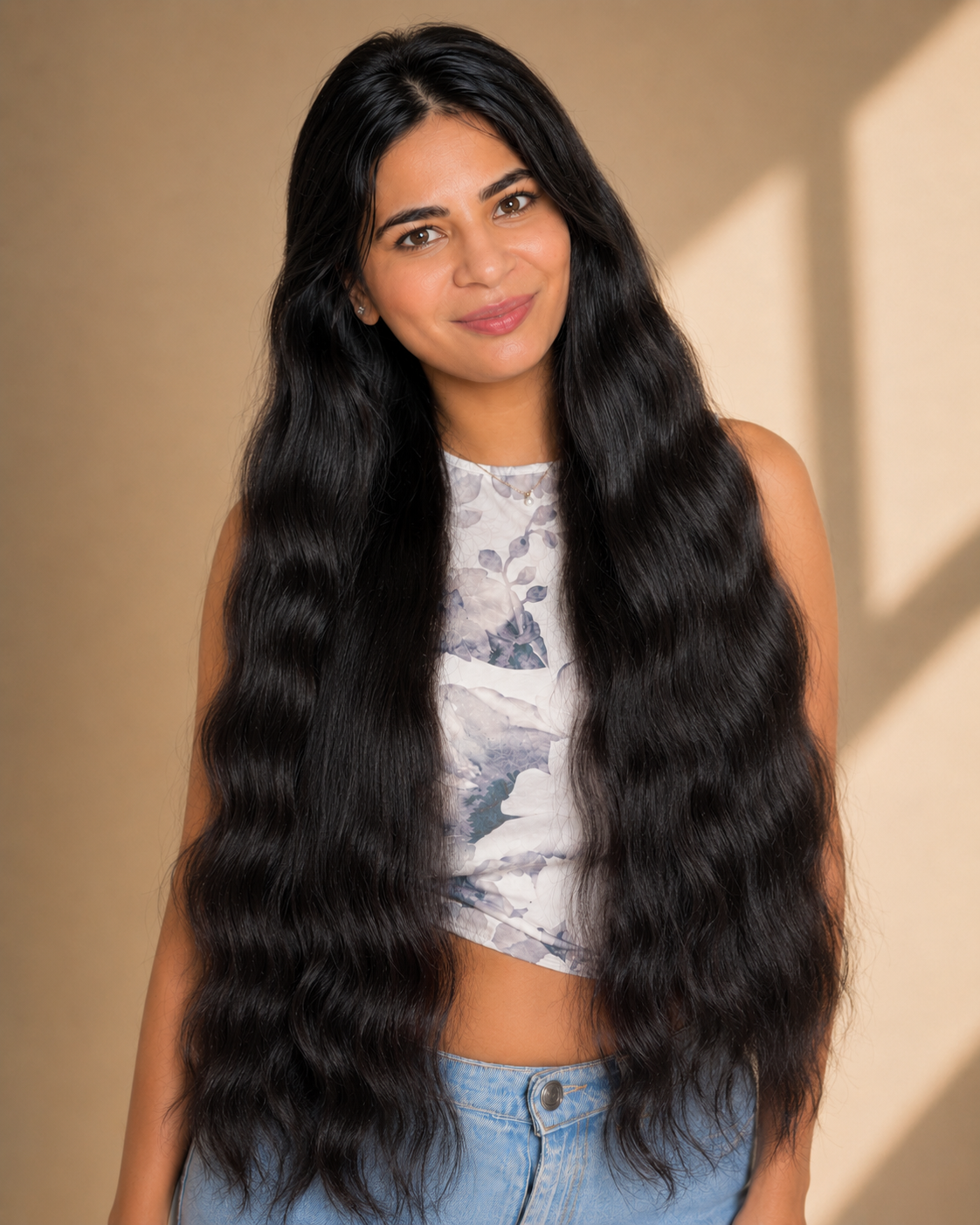 Indian raw curly human hair bundles by Gaurash Beauty Supply Inc, unprocessed natural hair extensions with tight curls.