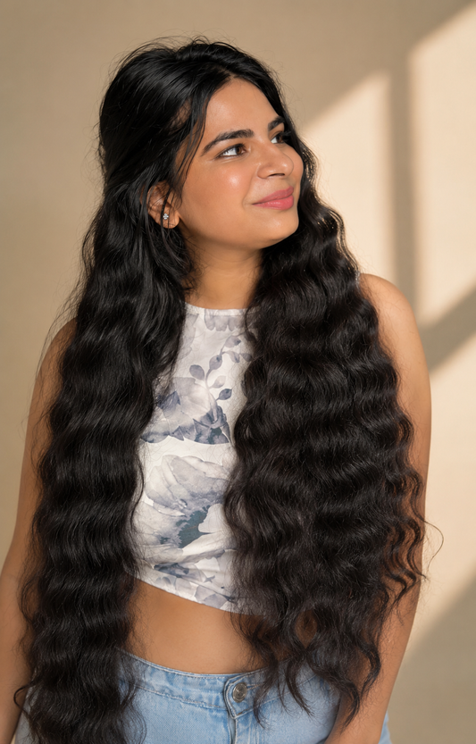 Indian Raw Curly Human Hair Bundles – 100% Virgin Unprocessed Hair – Natural Bounce & Shine