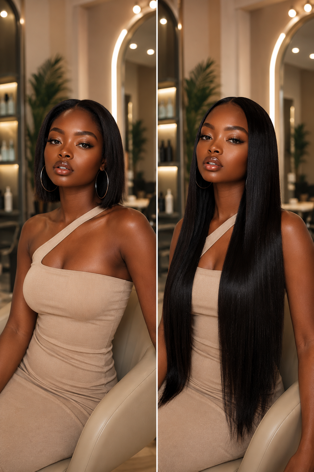Straight Clip-In Hair Set