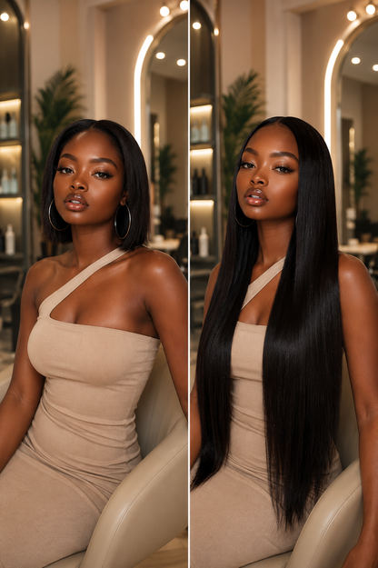Straight Clip-In Hair Set