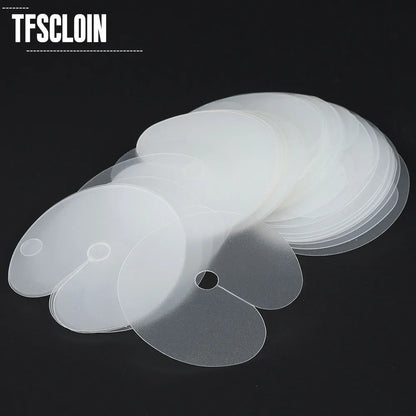 Set of 50 Gaurash Beauty Supply hair extension wig tools with heat protector shields and high-quality connector sheets.