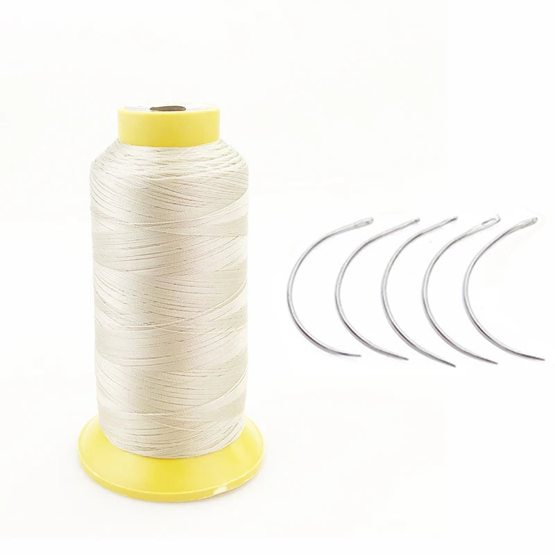 Type C Crochet 5pc with thread hair extension tools hair salon supplies Crochet hook needle wig making kit hair tools