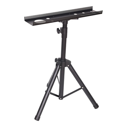 Gaurash Beauty Supply hair extensions rack holder for salon display, professional wig and hair extension stand on a sleek black stand