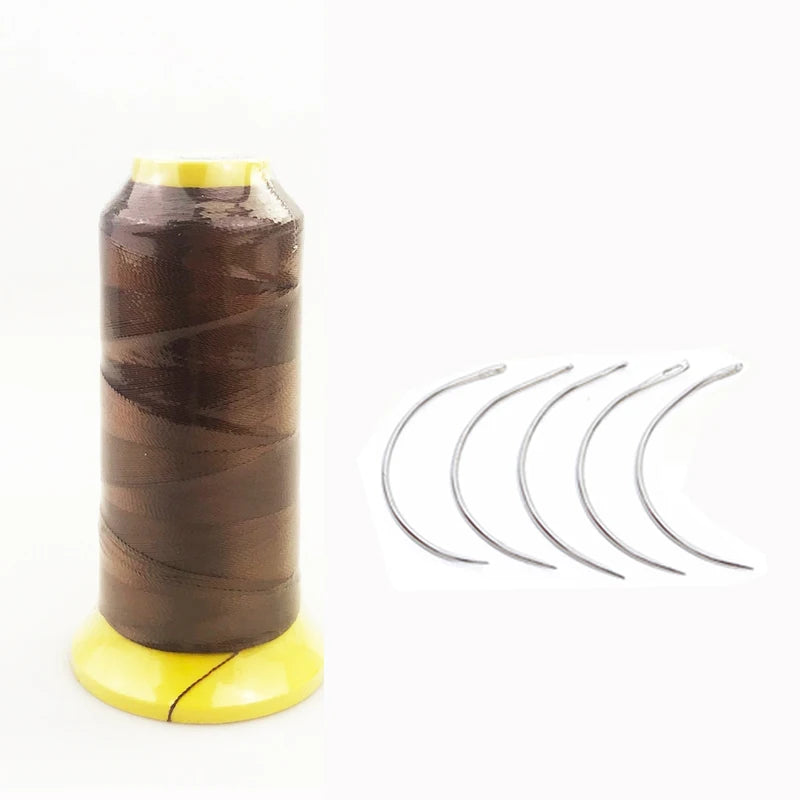 Type C Crochet 5pc with thread hair extension tools hair salon supplies Crochet hook needle wig making kit hair tools