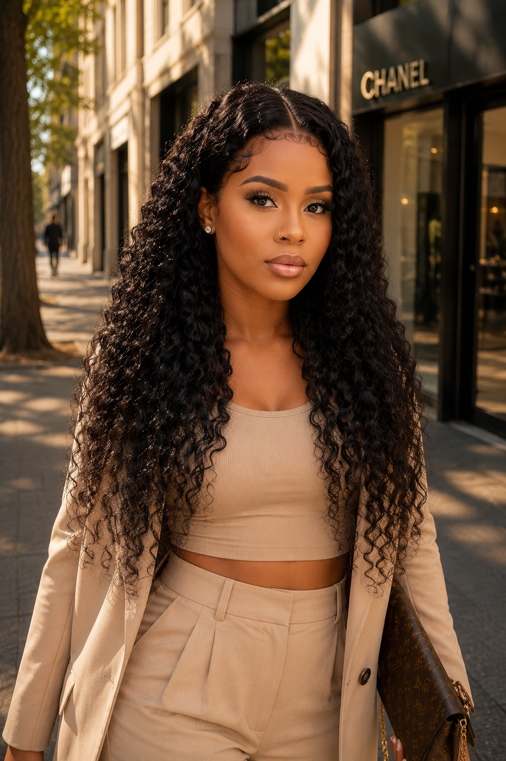 Indian Virgin Deep Curly Wig