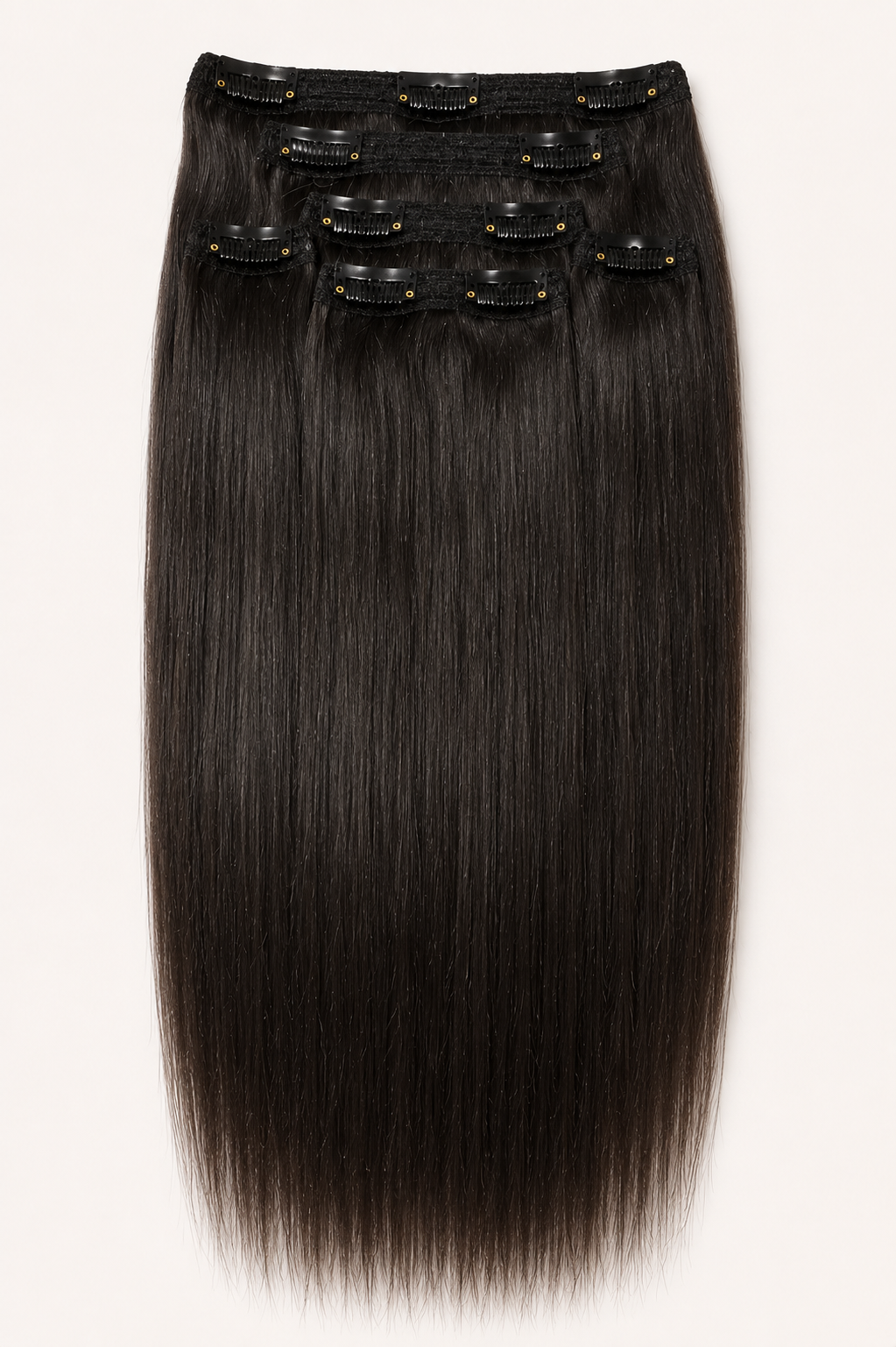 Straight Clip-In Hair Extensions Set