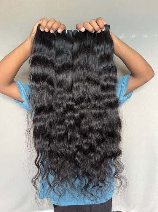 Indian Raw Curly Human Hair Bundles – 100% Unprocessed & Natural