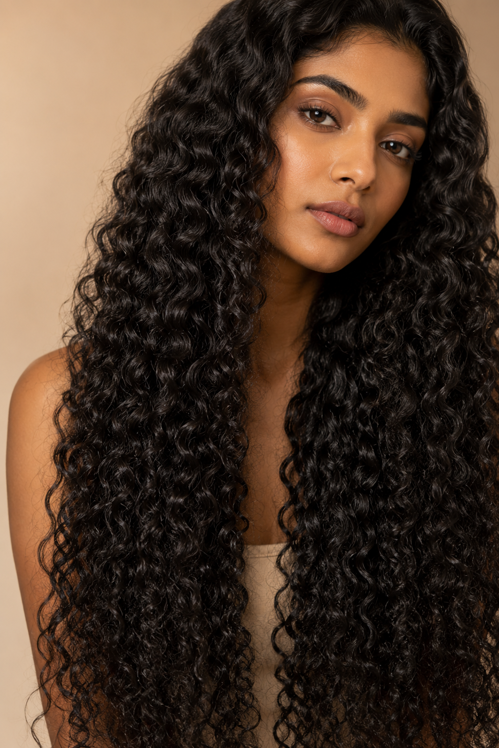 Raw Indian tight curly hair bundles from Gaurash Beauty Supply, steam-enhanced for natural, voluminous curls.