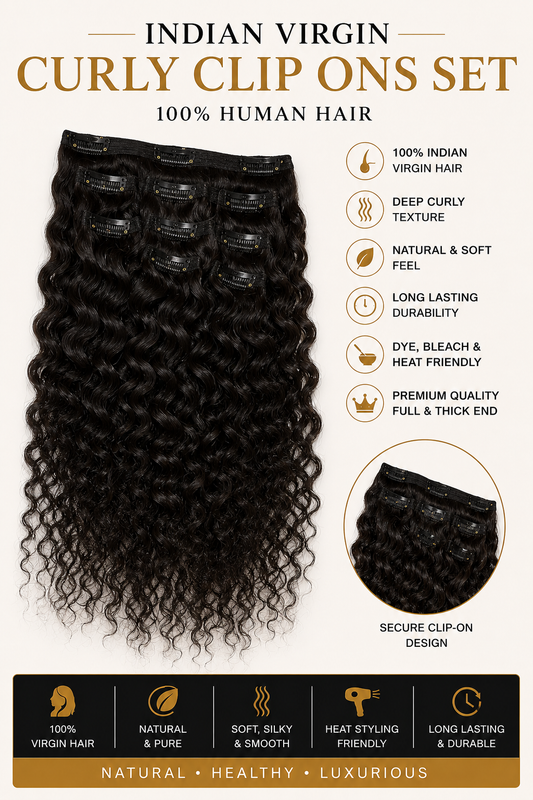 soft virgin clip in hair extensions
