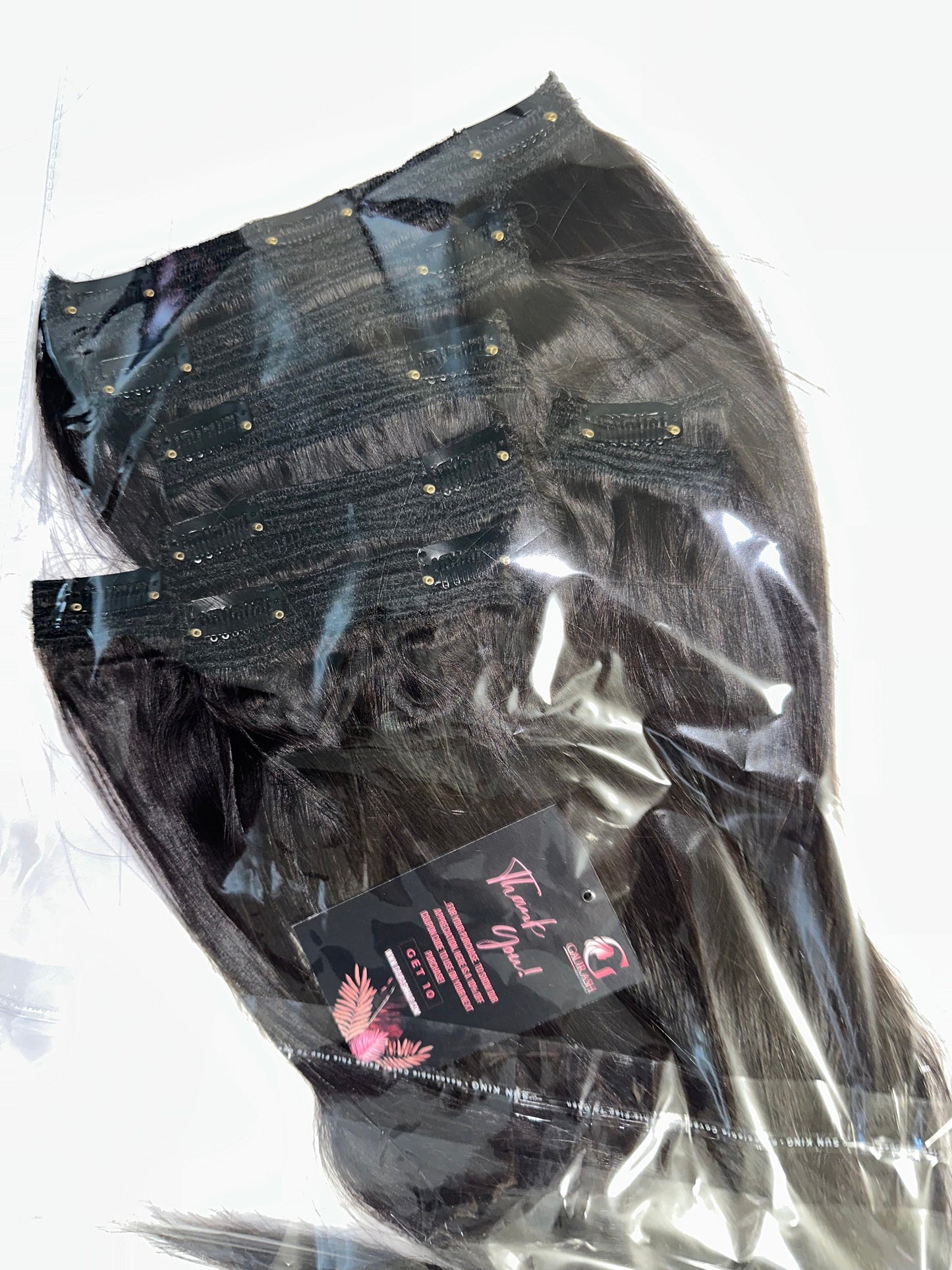 Virgin Indian Clip In Hair Extensions - 120 grams