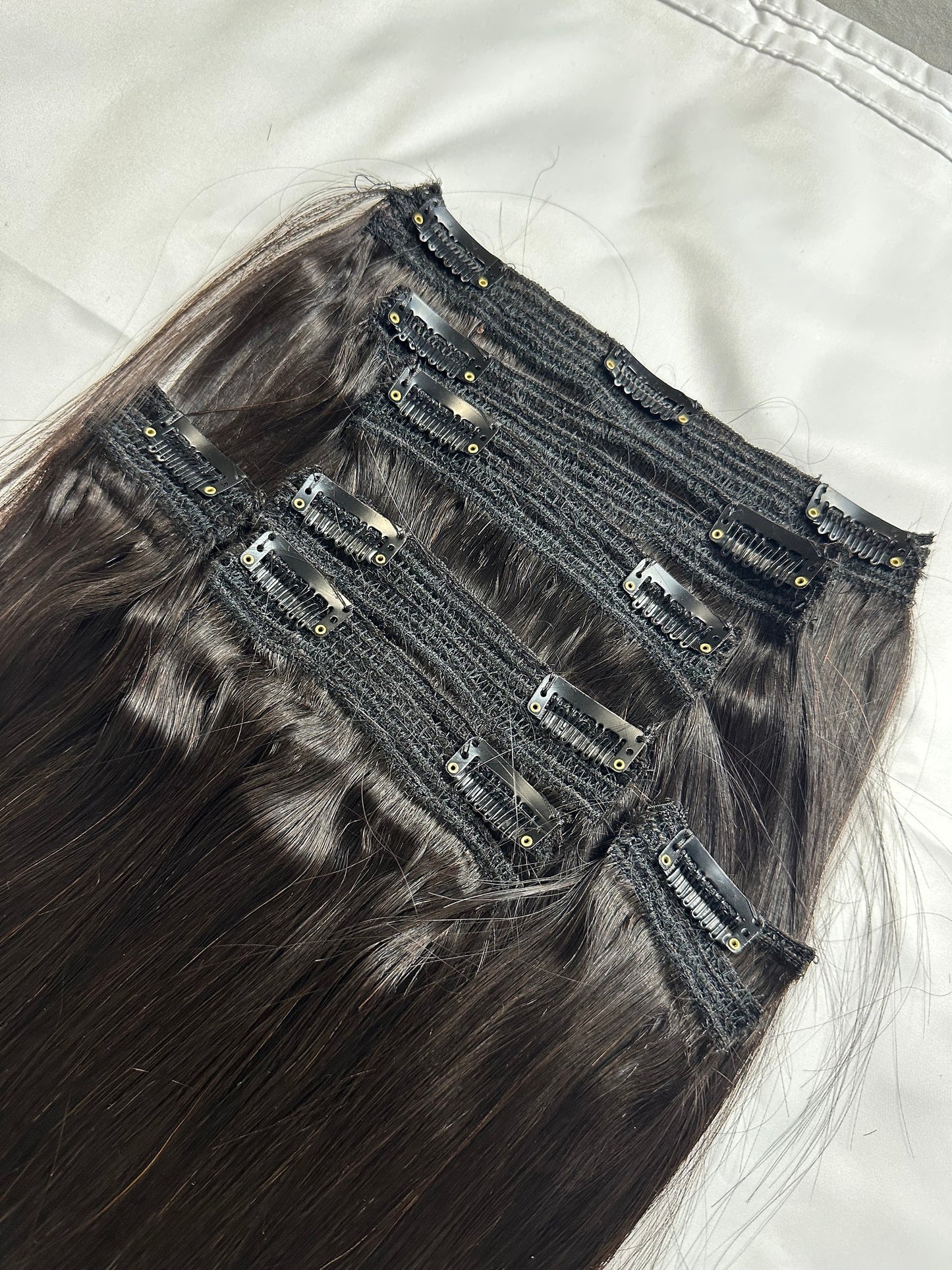Virgin Indian Clip In Hair Extensions - 120 grams