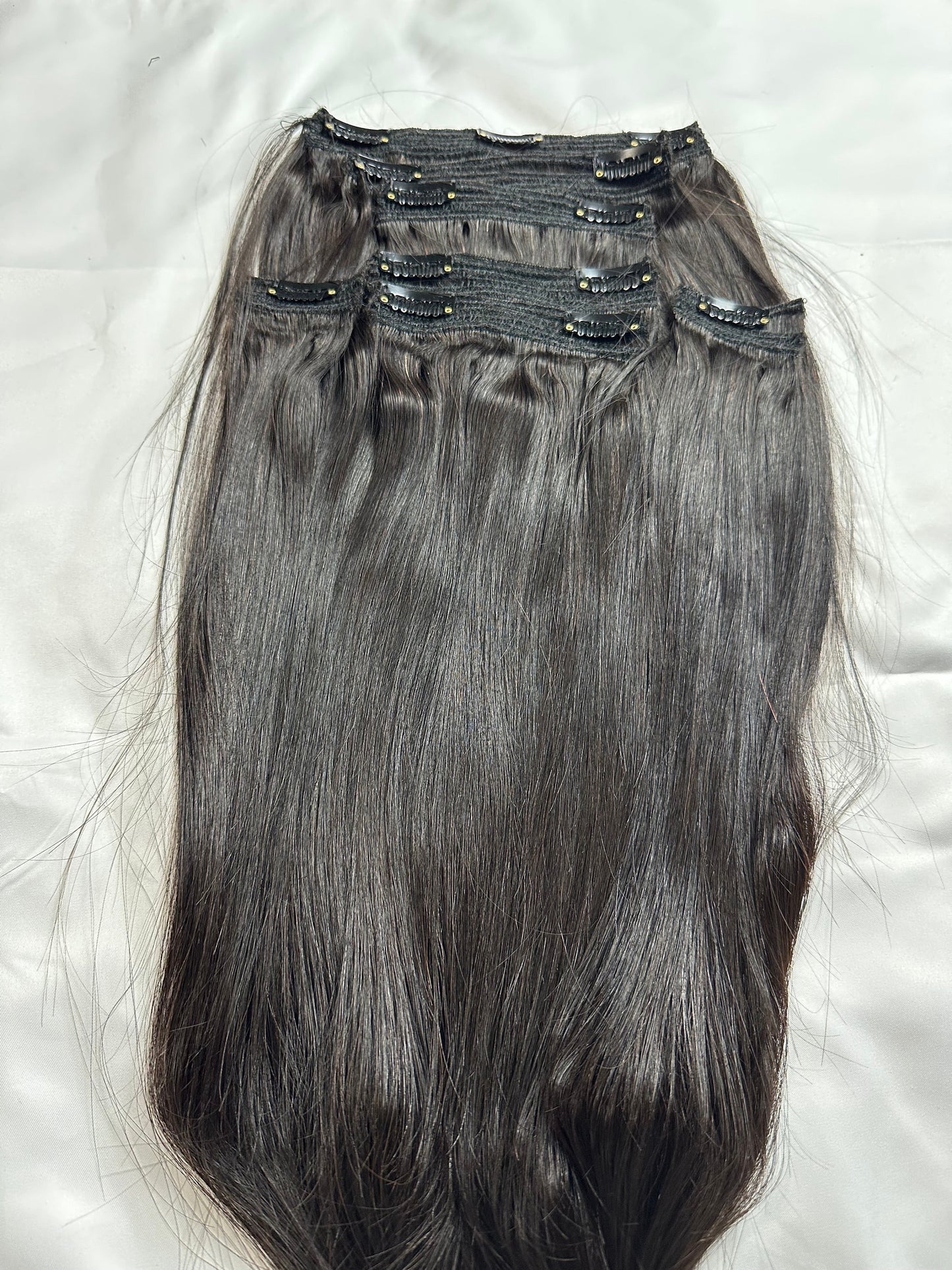 Virgin Indian Clip In Hair Extensions - 200g