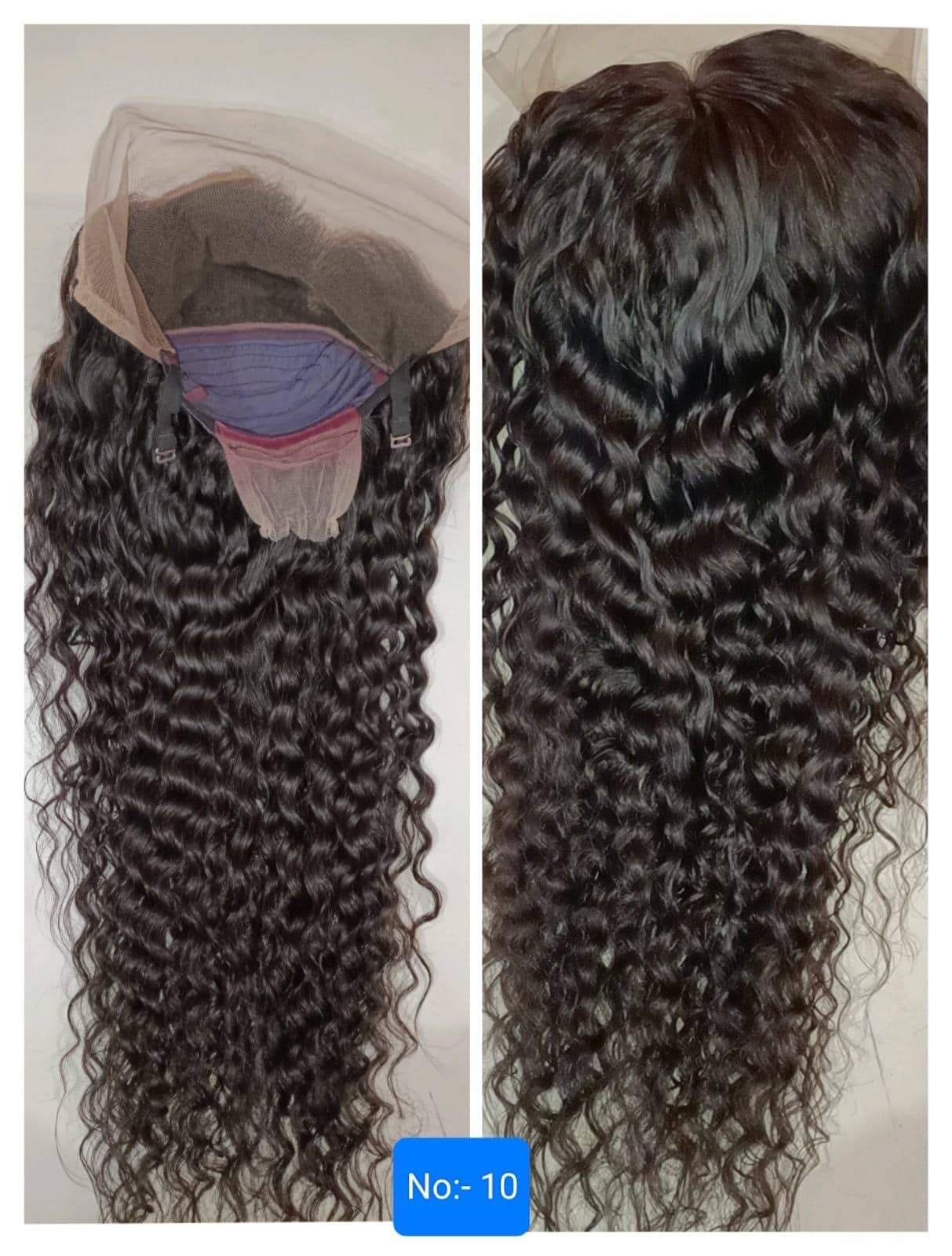Indian Curly Human Hair Wig: 4x4 Lace Closure