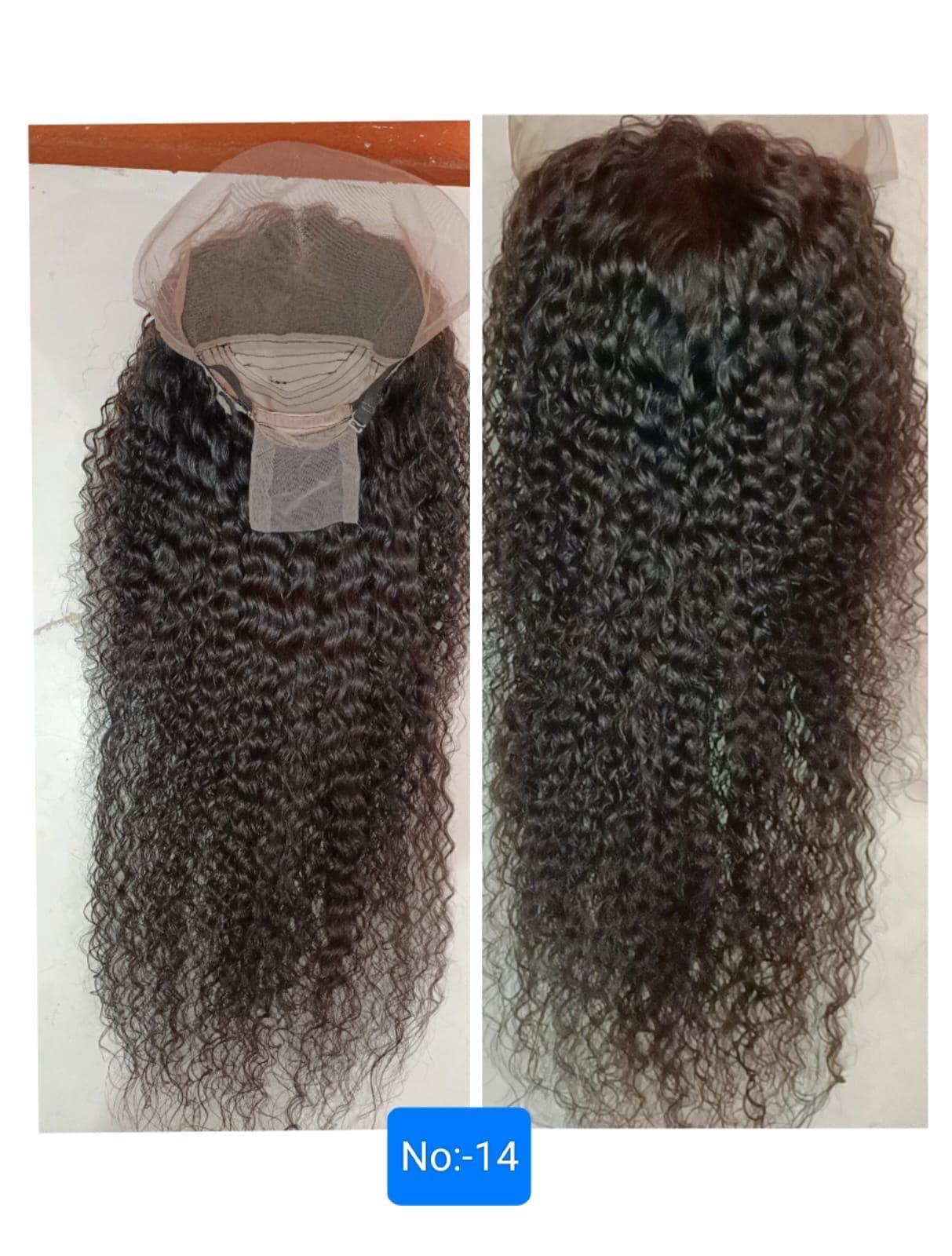 Indian Curly Human Hair Wig: 4x4 Lace Closure
