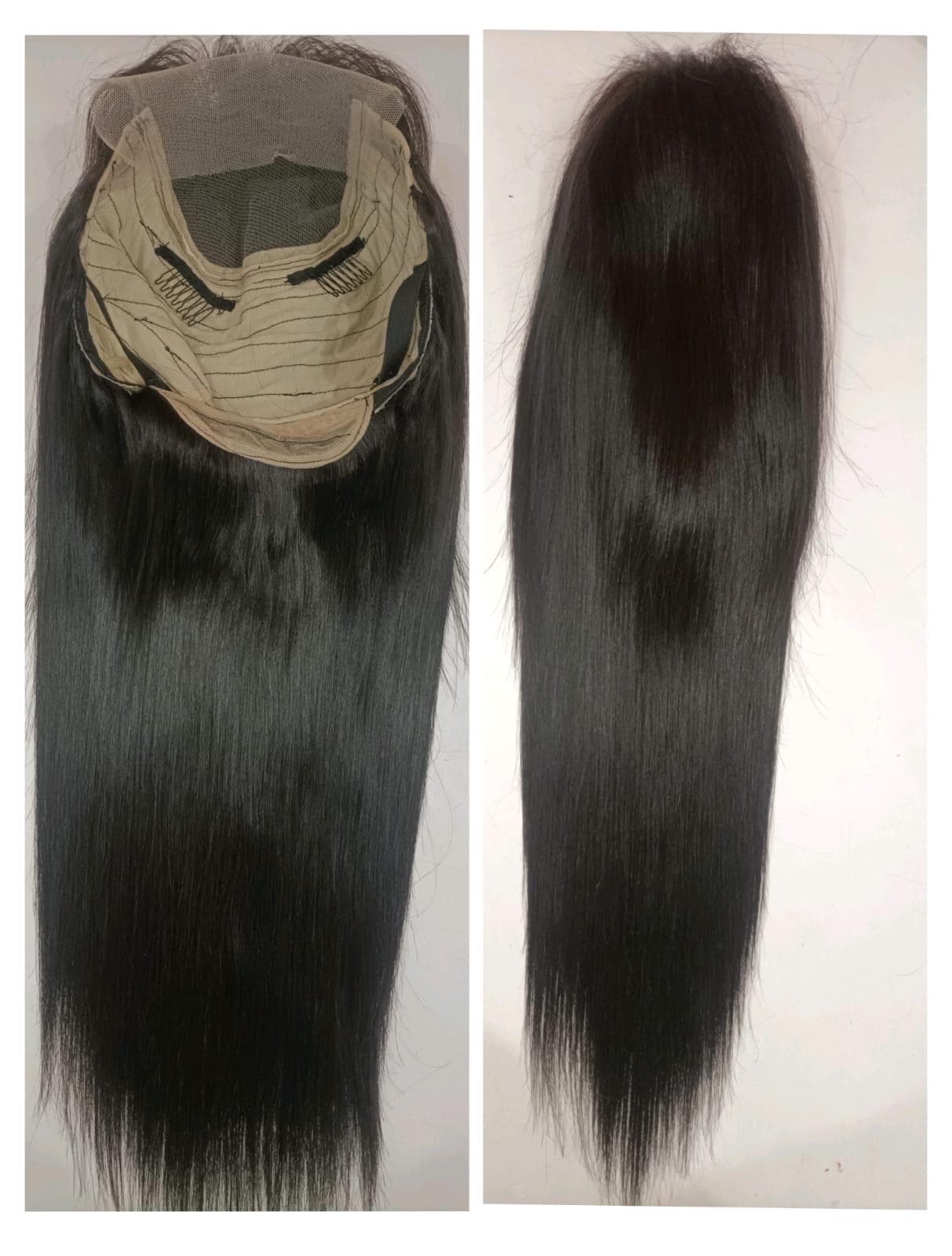 Indian Virgin Hair Wig: Straight 4x4 Closure