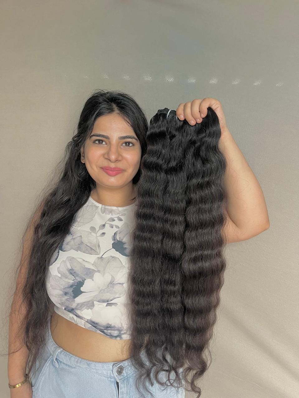 Indian Raw Curly Human Hair Bundles – 100% Virgin Unprocessed Hair – Natural Bounce & Shine
