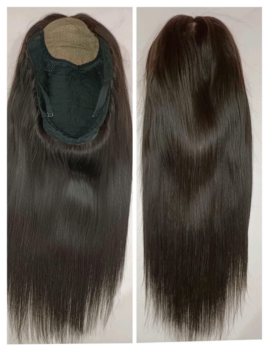 Indian Virgin Hair Wig: Straight 4x4 Closure
