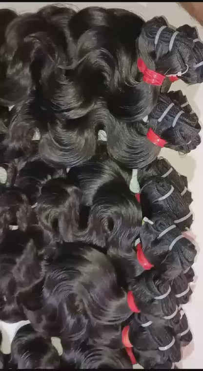 Indian Virgin Body Wave Human Hair Bundles – Wholesale & Retail