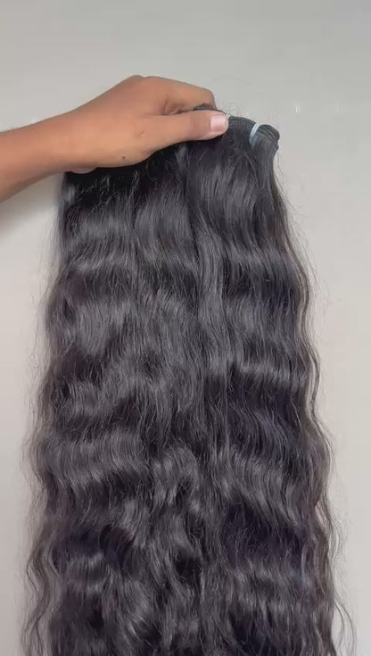 Indian Raw Curly Human Hair Bundles – 100% Unprocessed & Natural