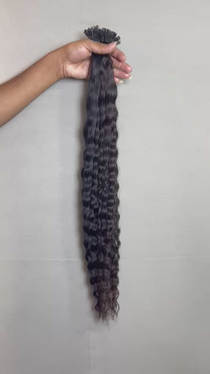 Indian Virgin Loose Curly Flat Tips