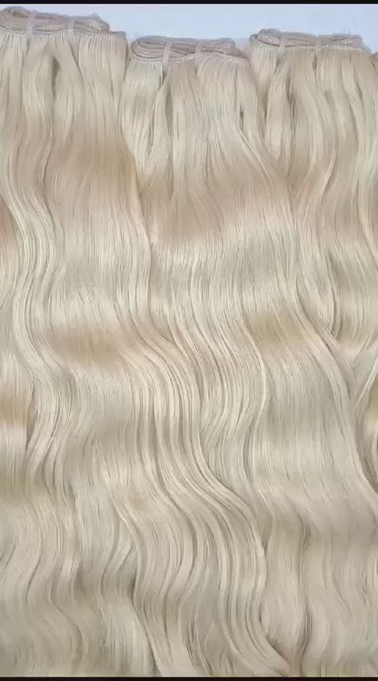 Blonde Wefted Hair | Blonde Wefted Hair Bundles |Gaurash Beauty Supply