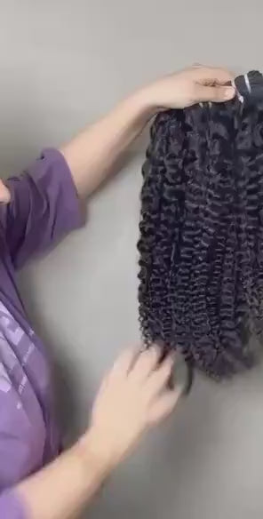 Raw Indian Tight Curly Hair Bundles – Steam-Enhanced | Gaurash